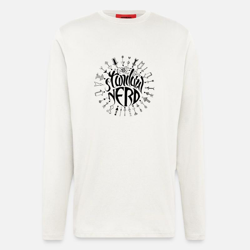 standardnerd black - Longsleeve - made by SPREAD  - OFF WHITE