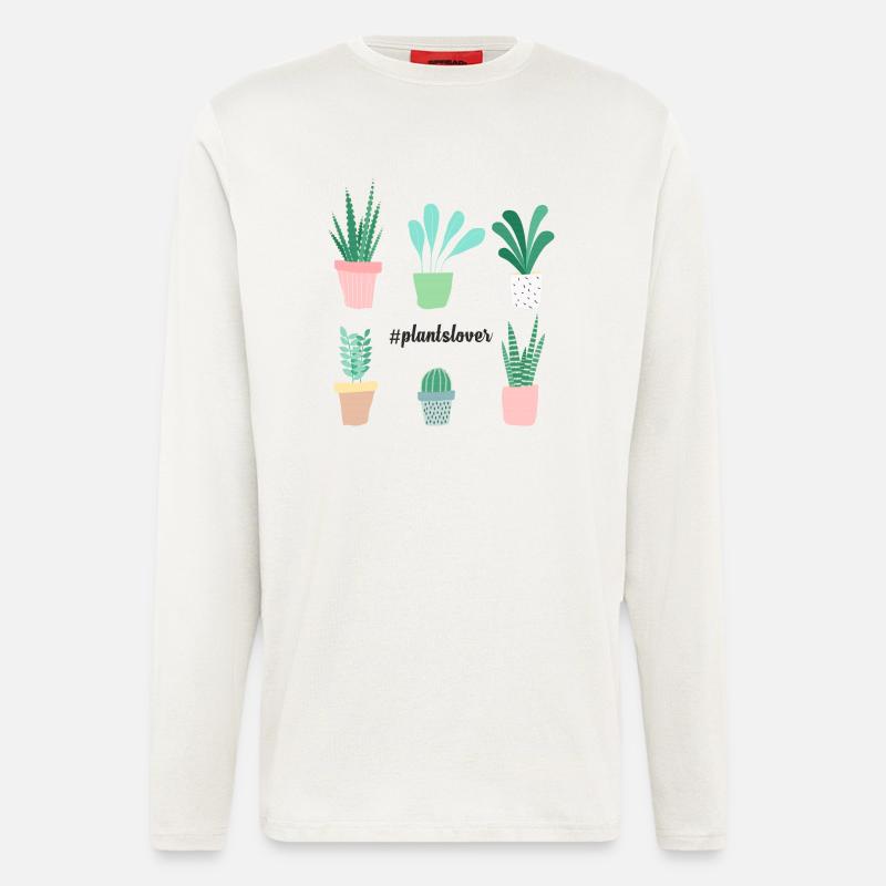 Plantslover - Langarmshirt - made by SPREAD  - OFF WHITE