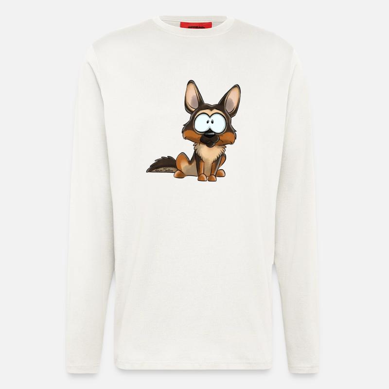 I am German Shepherd tawny2 - Longsleeve - made by SPREAD  - OFF WHITE