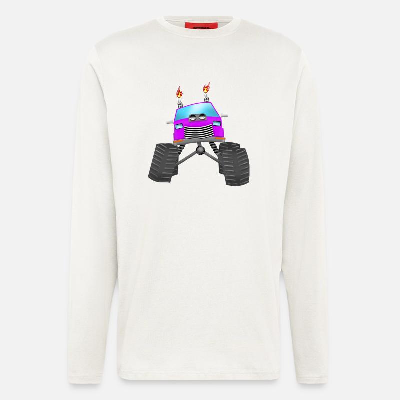 Monstertruck - Langarmshirt - made by SPREAD  - OFF WHITE