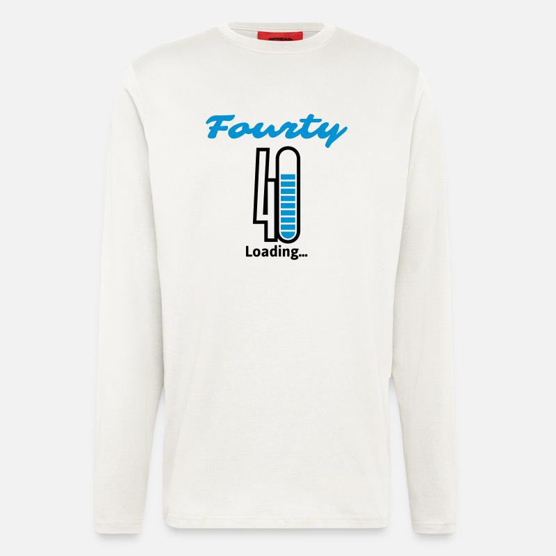 Fourty Loading ... - Longsleeve - made by SPREAD  - OFF WHITE