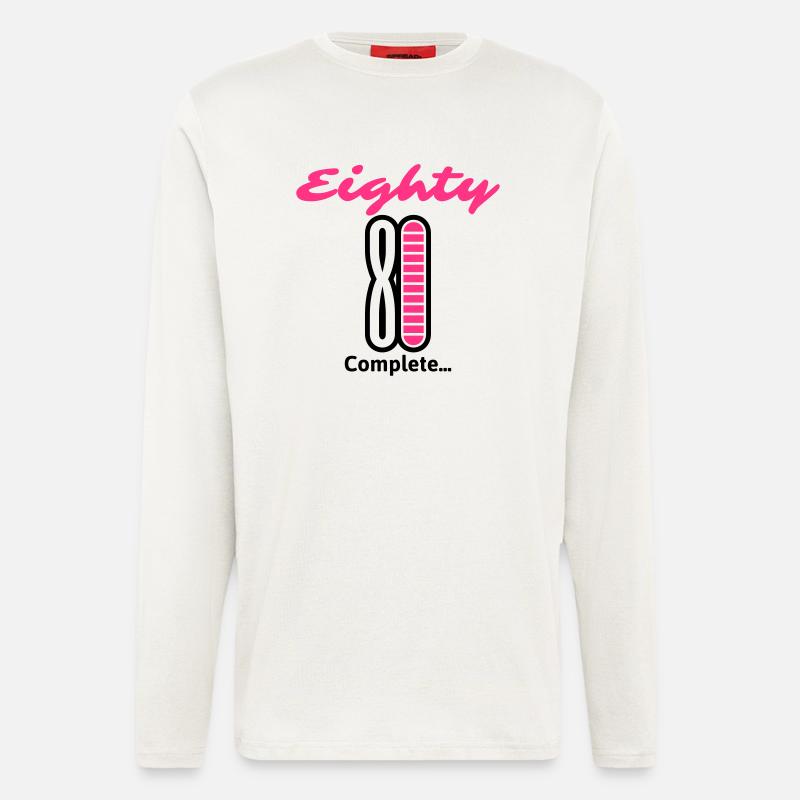 Eighty Complete... - Langarmshirt - made by SPREAD  - OFF WHITE