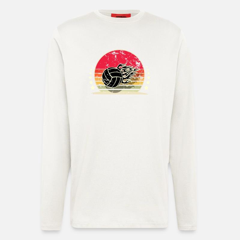 Volleyball - Langarmshirt - made by SPREAD  - OFF WHITE