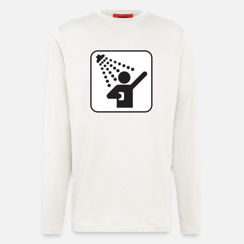 Duschen - Langarmshirt - made by SPREAD  - OFF WHITE