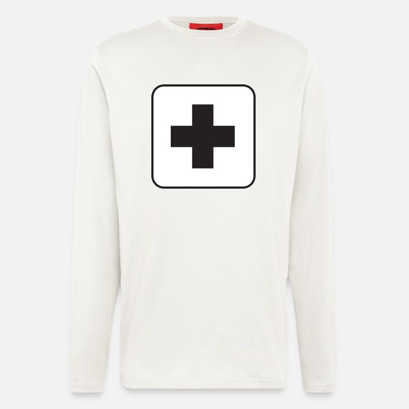 Erste Hilfe - Langarmshirt - made by SPREAD  - OFF WHITE