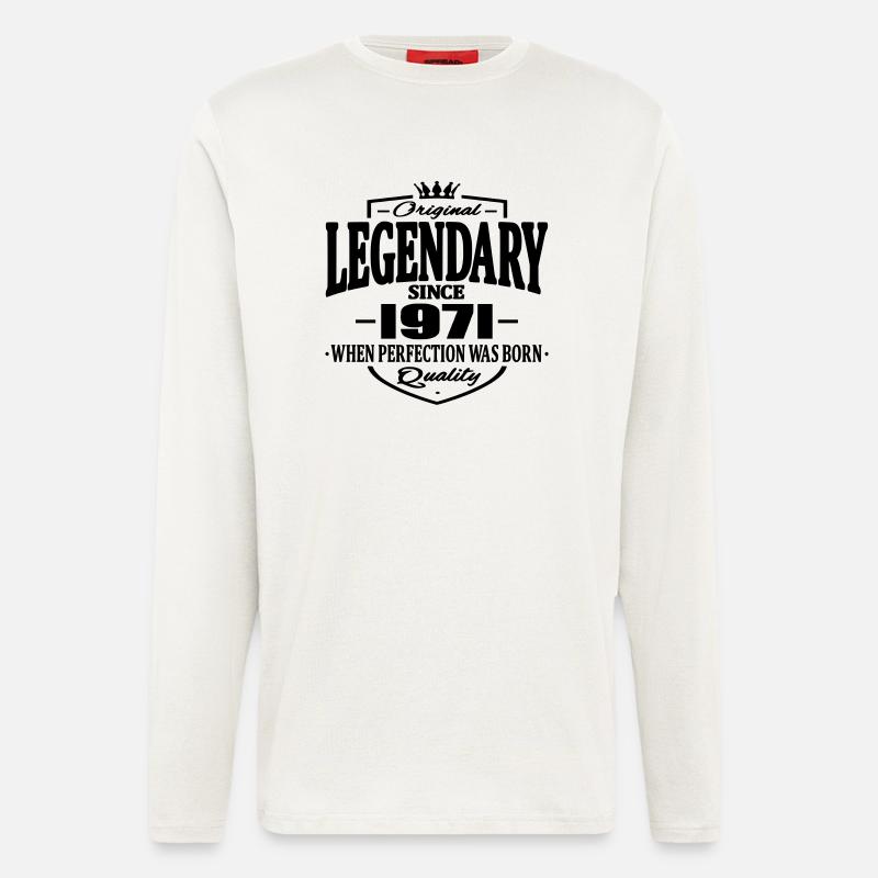 Legendary since 1971 - Longsleeve - made by SPREAD  - OFF WHITE