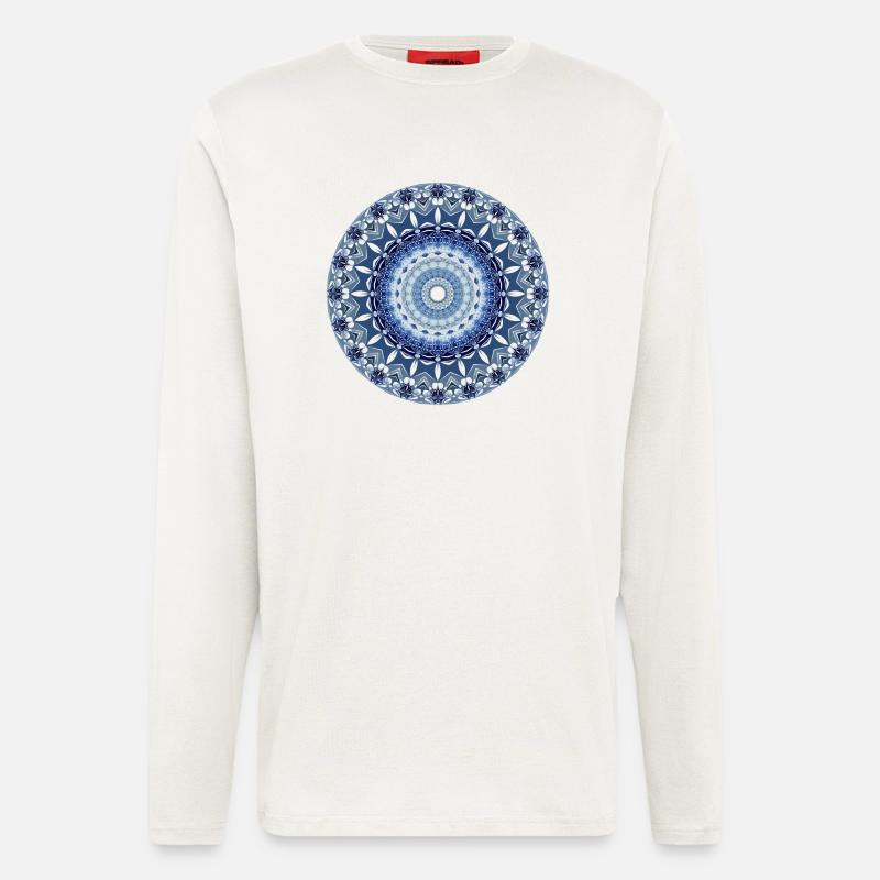 Mandala - Langarmshirt - made by SPREAD  - OFF WHITE