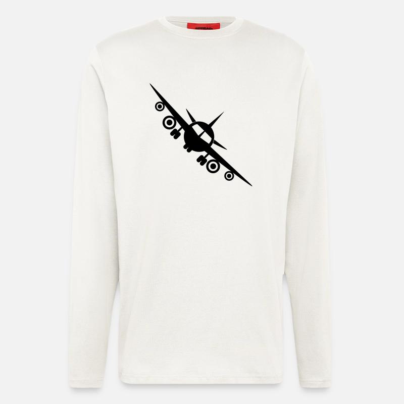 Fly a plane - Longsleeve - made by SPREAD  - OFF WHITE