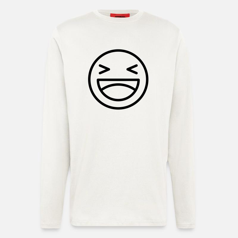 Laughter Gift Idea - Longsleeve - made by SPREAD  - OFF WHITE