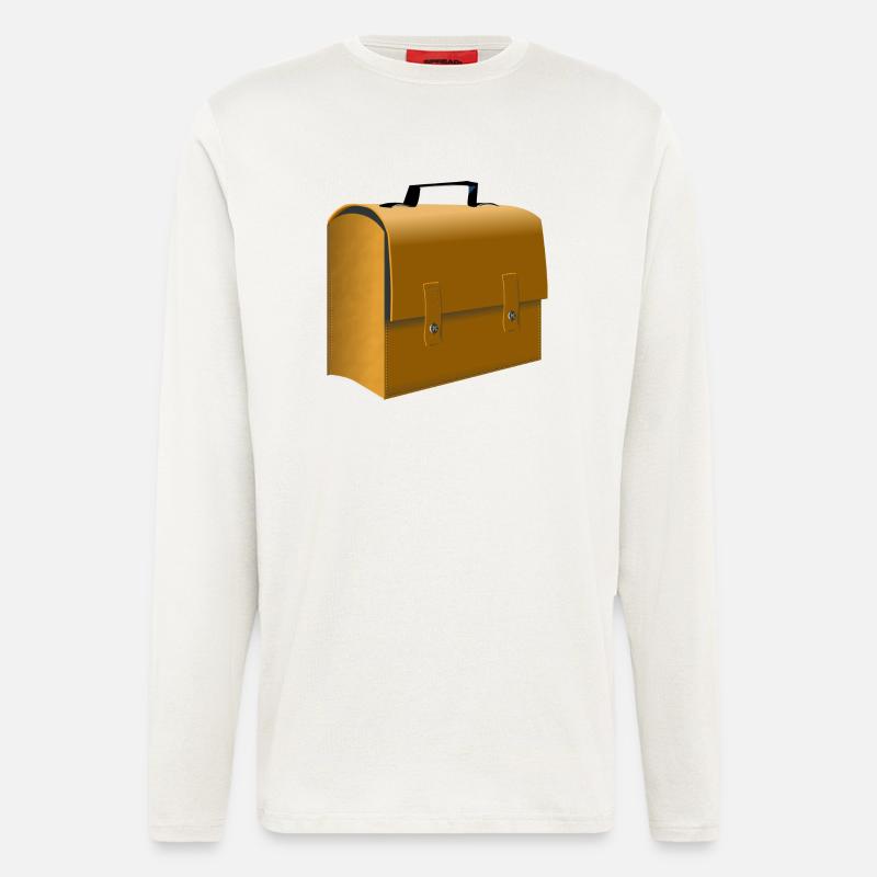 backpack suitcase backpack bag briefcase110 - Longsleeve - made by SPREAD  - OFF WHITE