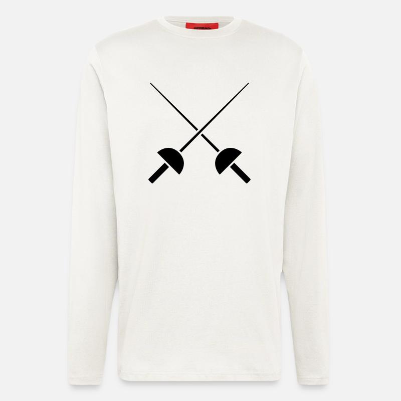 fechten - Langarmshirt - made by SPREAD  - OFF WHITE