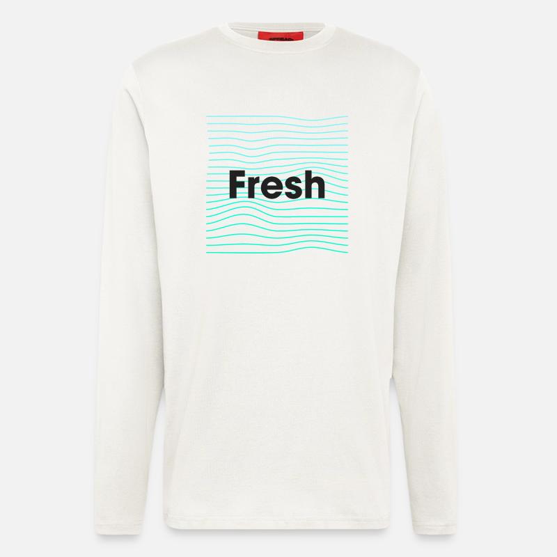 Fresh - black - Longsleeve - made by SPREAD  - OFF WHITE
