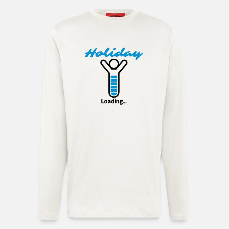 Holiday Loading ... - Longsleeve - made by SPREAD  - OFF WHITE