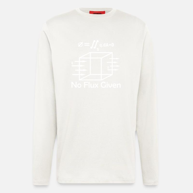 Mathématicien Math Physicien - Manches longues bio décontracté fabriqué en UE - OFF WHITE