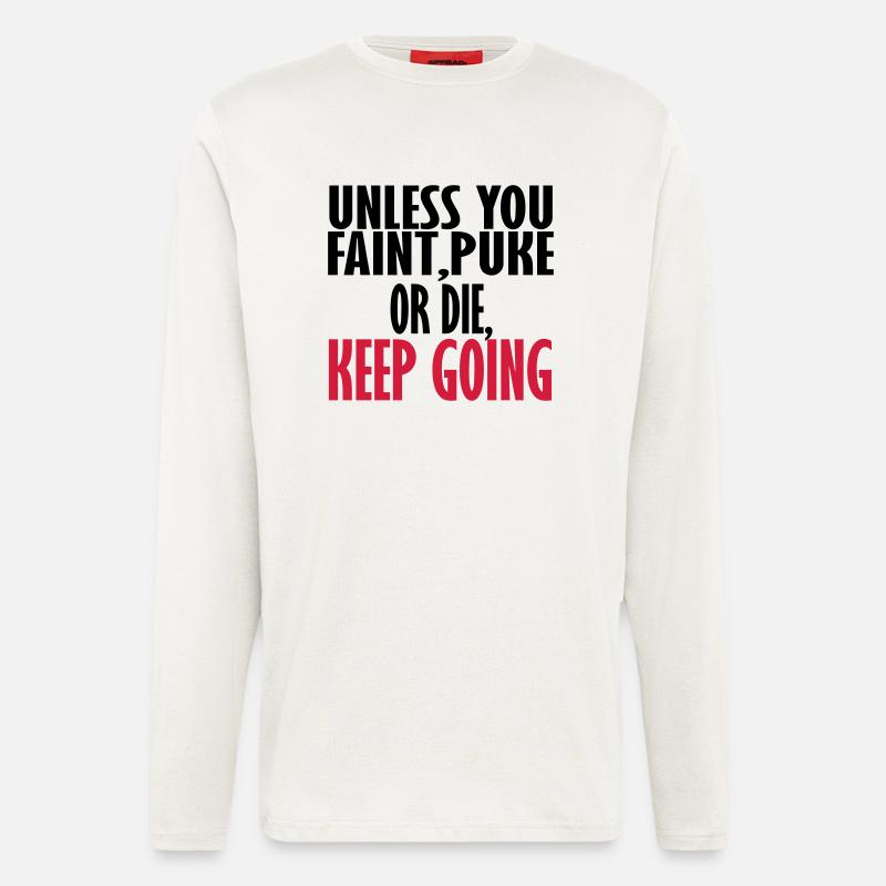keep going - Longsleeve - made by SPREAD  - OFF WHITE