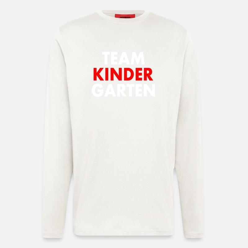 Team kindergarten - Langarmshirt - made by SPREAD - OFF WHITE
