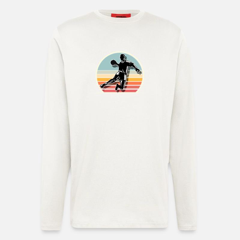 Handball Handball Player - Longsleeve - made by SPREAD  - OFF WHITE