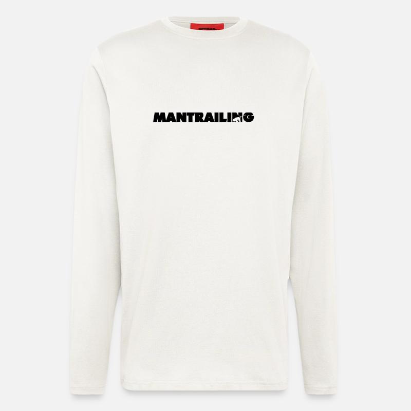Mantrailing - Longsleeve - made by SPREAD  - OFF WHITE