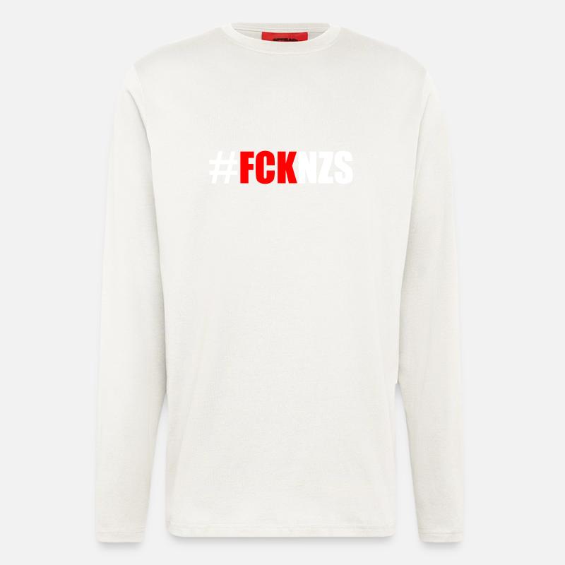 Fck nzs - Langarmshirt - made by SPREAD  - OFF WHITE