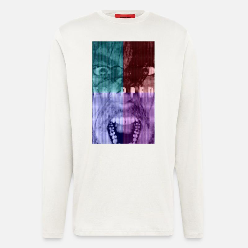 PIXLES TRAPPED - Longsleeve - made by SPREAD  - OFF WHITE
