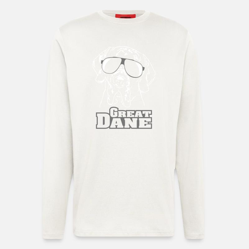 GREAT DANE cool - Longsleeve - made by SPREAD - OFF WHITE
