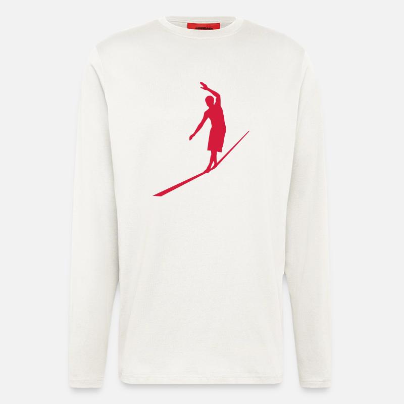 Slackline - Langarmshirt - made by SPREAD  - OFF WHITE