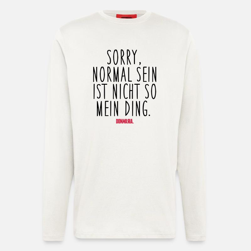 Normal sein - Langarmshirt - made by SPREAD  - OFF WHITE