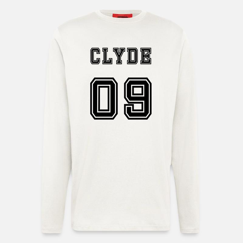 Clyde Rückseite - Langarmshirt - made by SPREAD  - OFF WHITE
