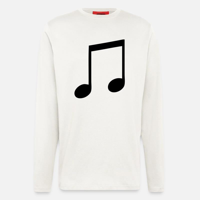 note simpel - Langarmshirt - made by SPREAD  - OFF WHITE