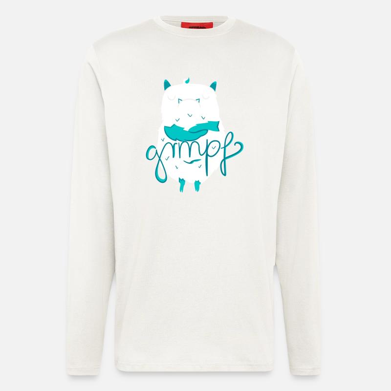 Mr. Grmpf - Langarmshirt - made by SPREAD - OFF WHITE