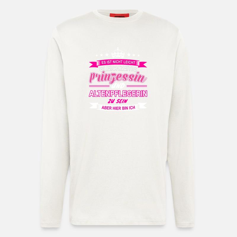Altenpflegerin - Langarmshirt - made by SPREAD - OFF WHITE