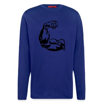 Bodybuilder biceps - Longsleeve - made by SPREAD  - OFF WHITE - Front