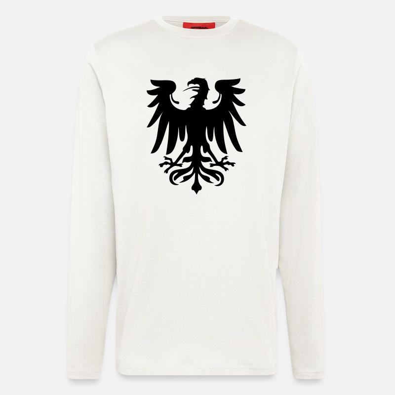 GERMAN austrian EAGLE - Longsleeve - made by SPREAD  - OFF WHITE
