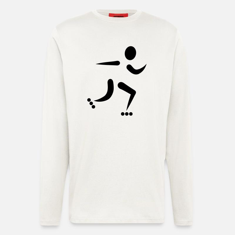 Inline Skating - Longsleeve - made by SPREAD  - OFF WHITE