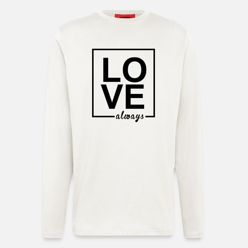 Love Always - Langarmshirt - made by SPREAD - OFF WHITE