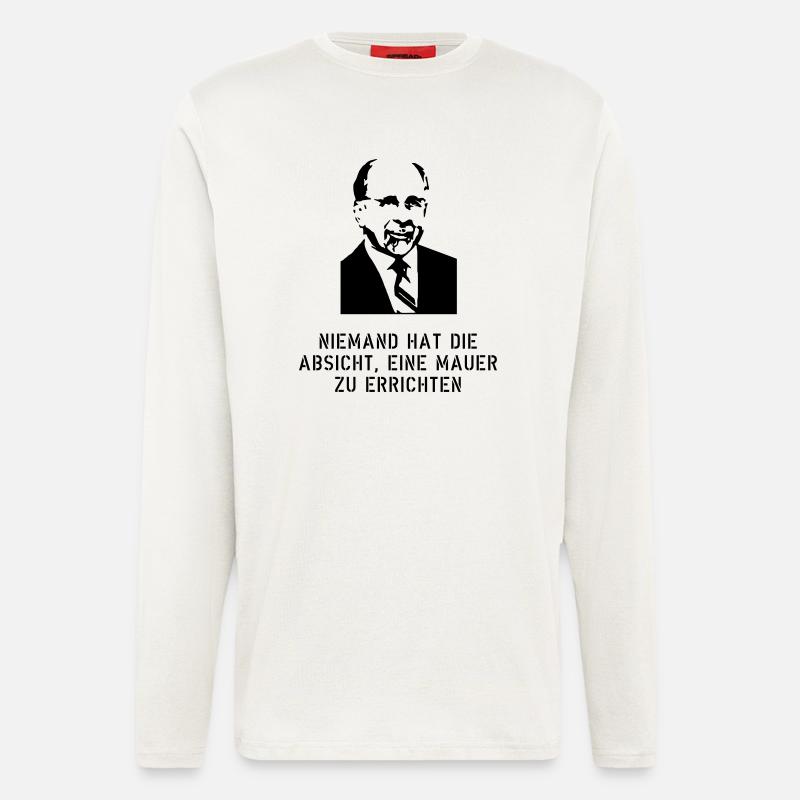 Walter Ulbricht - Langarmshirt - made by SPREAD  - OFF WHITE