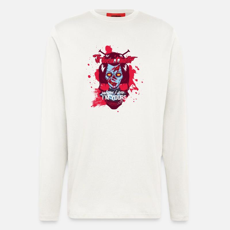 Ich gehöre dir - Langarmshirt - made by SPREAD  - OFF WHITE