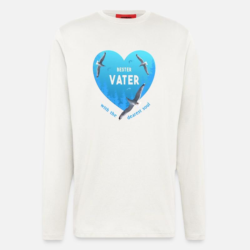 bester Vater - Langarmshirt - made by SPREAD  - OFF WHITE