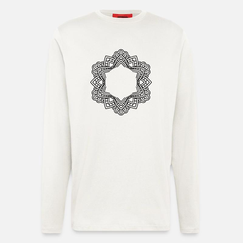 Mandala - Langarmshirt - made by SPREAD  - OFF WHITE