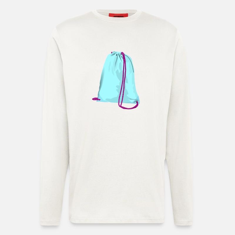 backpack suitcase rucksack bag aktenkoffer127 - Langarmshirt - made by SPREAD  - OFF WHITE