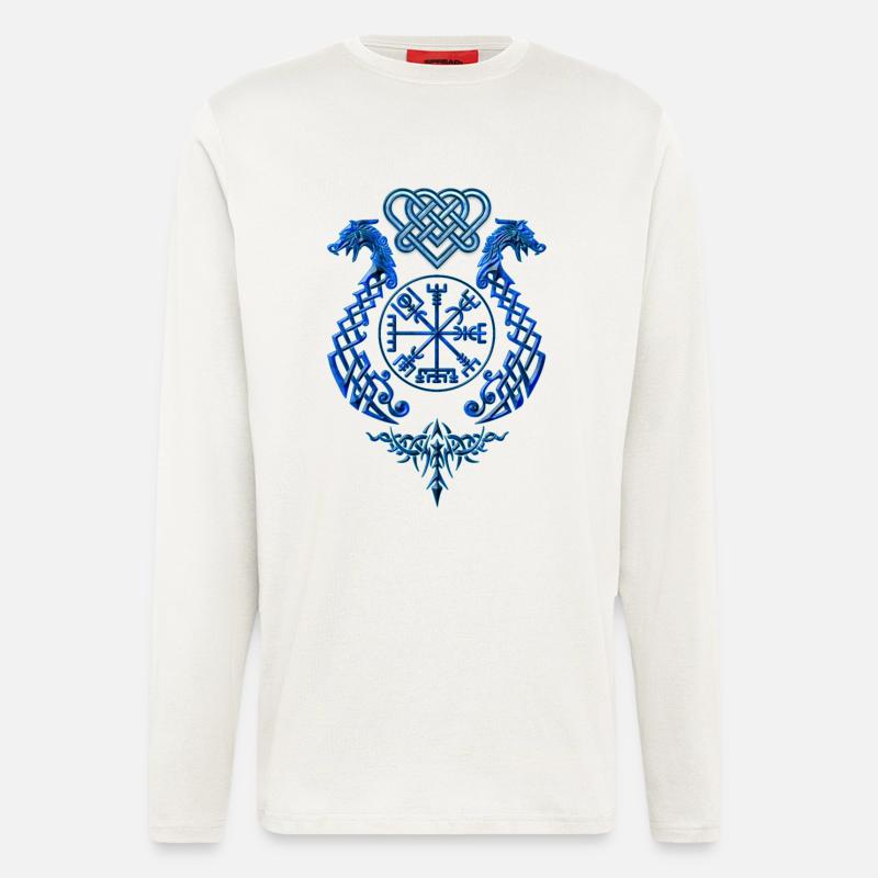 DrachenSymbol - Langarmshirt - made by SPREAD  - OFF WHITE
