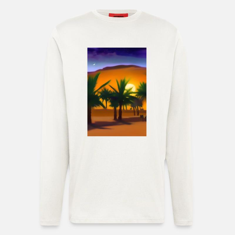 Arabische Wüste - Langarmshirt - made by SPREAD  - OFF WHITE