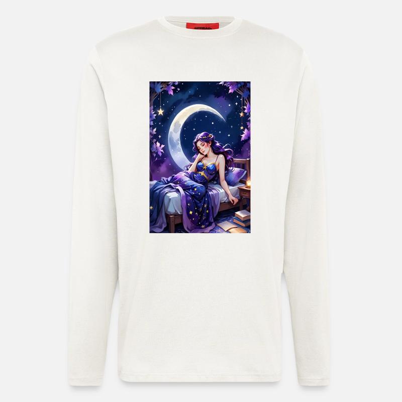 Reading and falling asleep - Longsleeve - made by SPREAD  - OFF WHITE