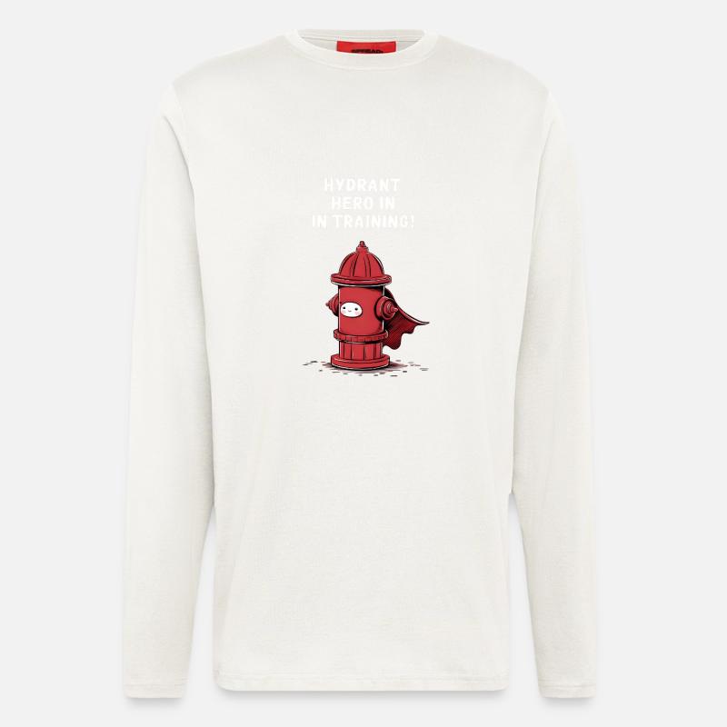 Hydrant Hero in Training - Longsleeve - made by SPREAD  - OFF WHITE
