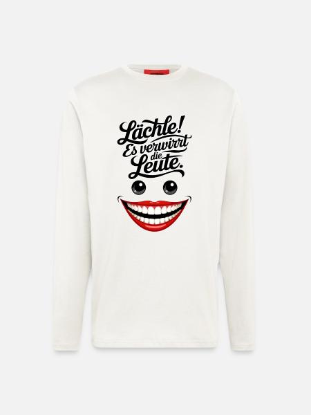 Always smiling - Longsleeve - made by SPREAD  - OFF WHITE