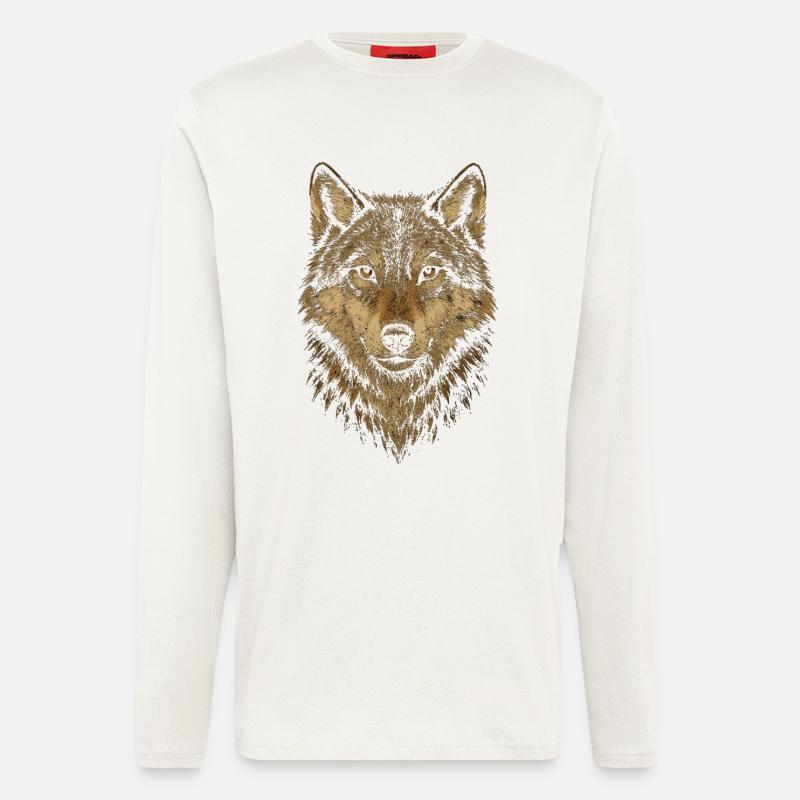 Wolf's Design - Longsleeve - made by SPREAD - OFF WHITE