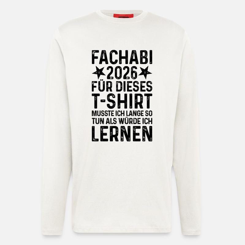Fachabi 2026 - Langarmshirt - made by SPREAD  - OFF WHITE