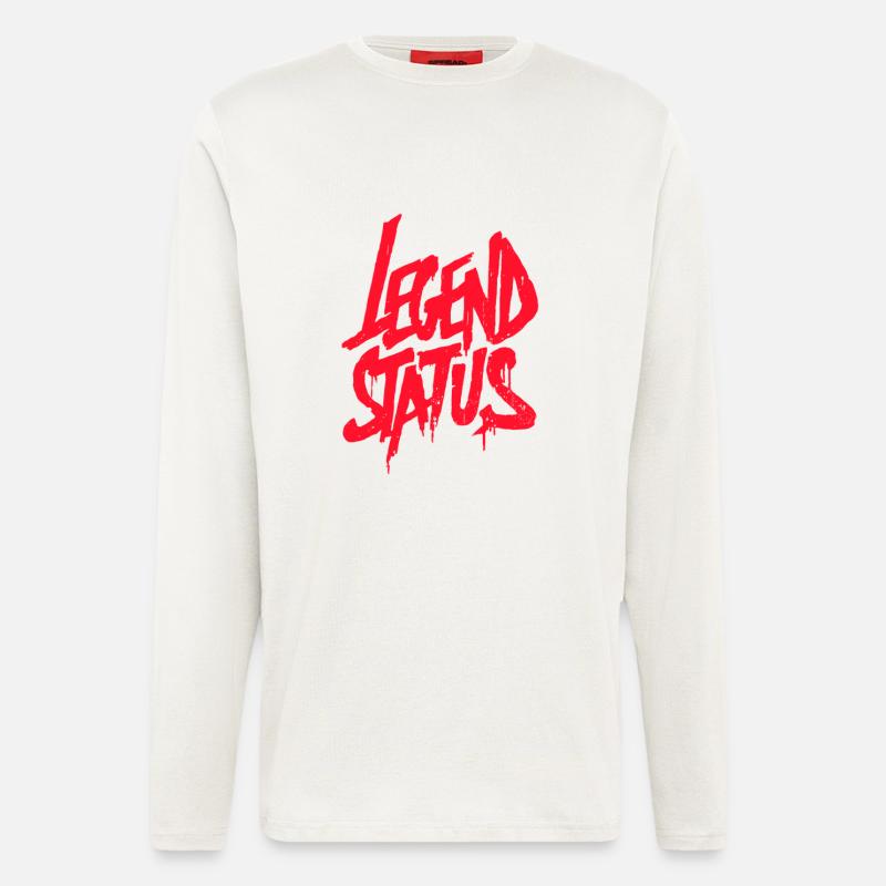 Legend Status Graffiti - Langarmshirt - made by SPREAD  - OFF WHITE
