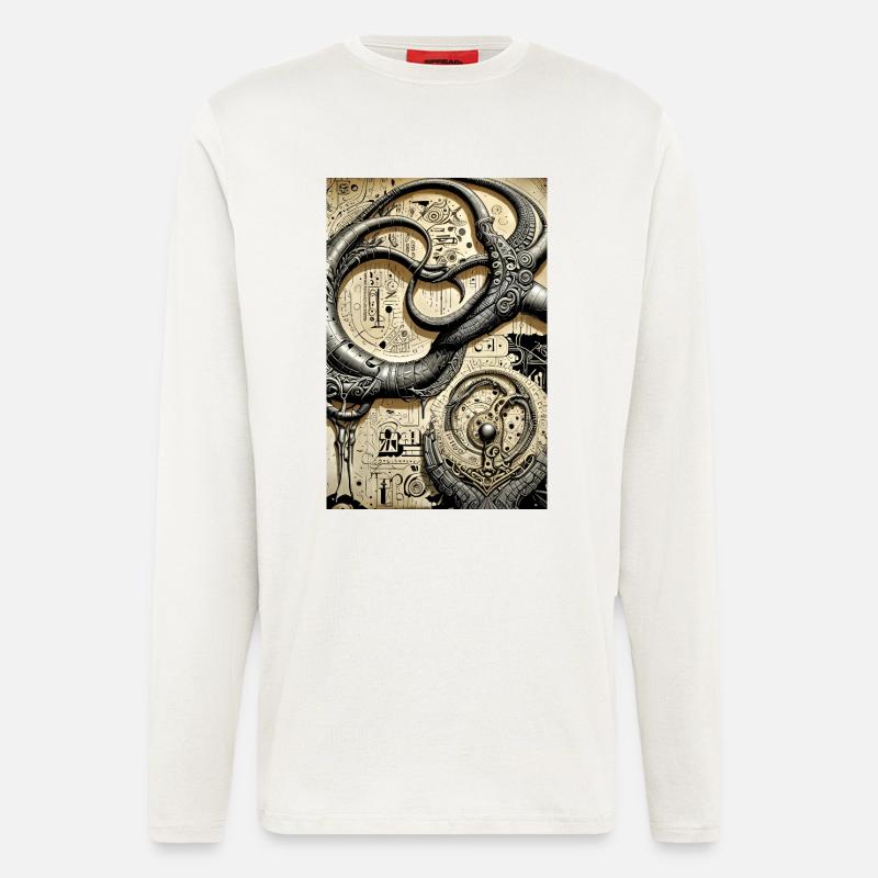 Ppatch 09 - Langarmshirt - made by SPREAD  - OFF WHITE