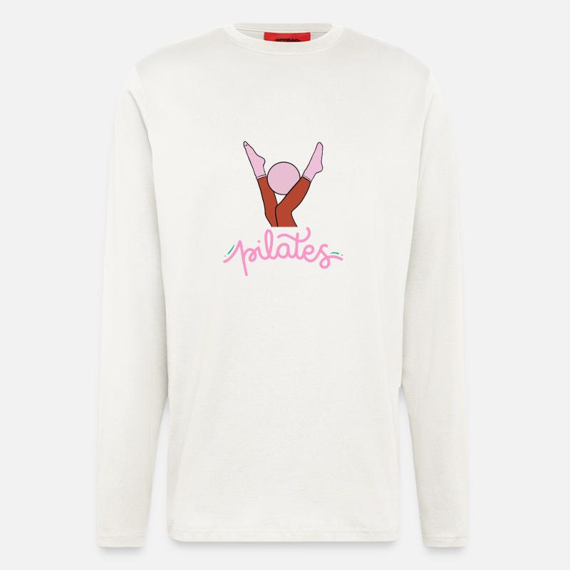 Pilates Élan Rose - Langarmshirt - made by SPREAD  - OFF WHITE